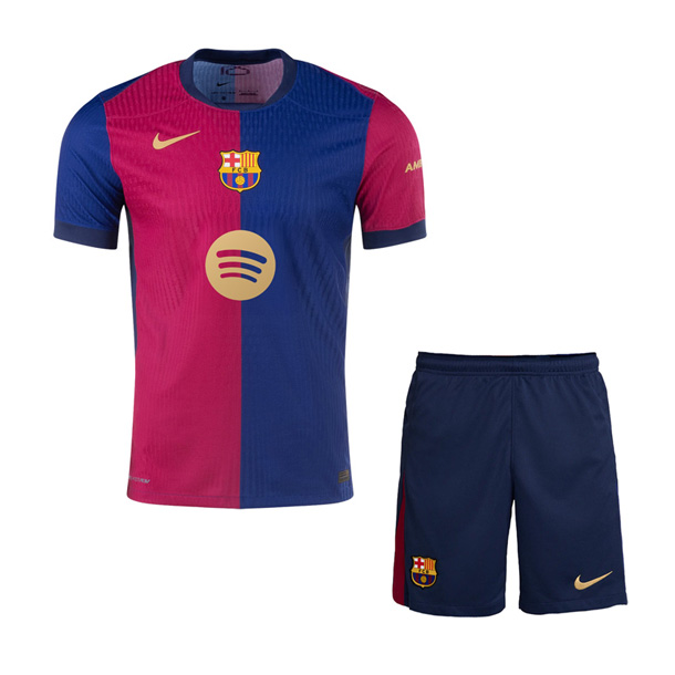 Maglia Barcellona Home Bambino 24/25 Blu Rosso